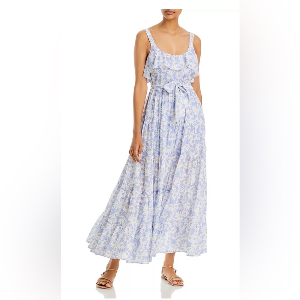 PAIGE Tevin Daisy Print Maxi Dress